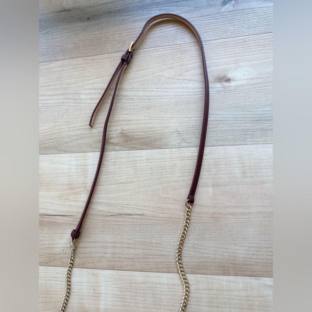Sandro addict cross body bad burgundy and light pink. - Picture 4 of 12